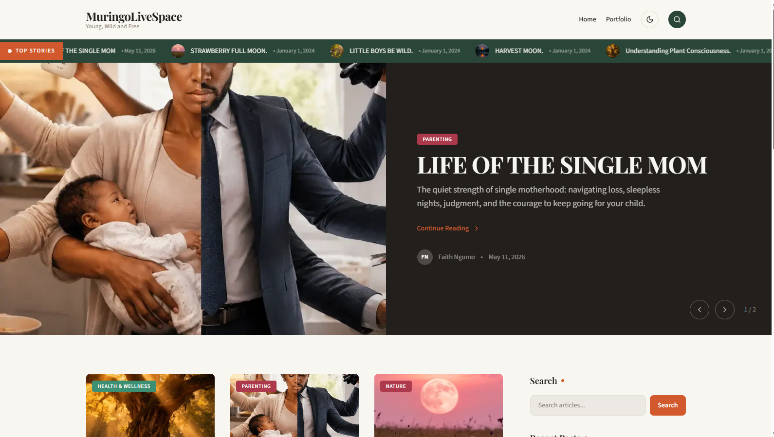 Muringo Live Space screenshot